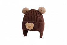 Sterling™ Bear Ear Baby Knit Hat with Cotton Lining