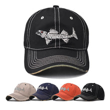 Sterling Reel Style™ 100% Cotton Fishbone Cap Patch Detail