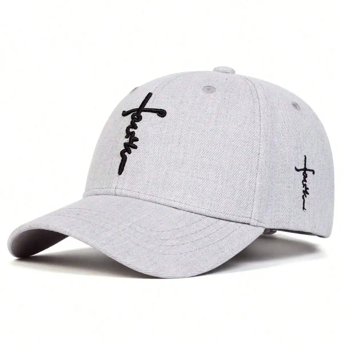 Sterling Faith Embroidery Baseball Cap™ Cotton Snapback Stitch