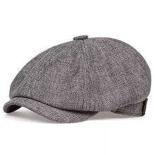 Sterling Shelby™ Vintage Newsboy Cap Cotton Paneled Brim