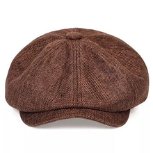 Sterling Shelby™ Vintage Newsboy Cap Cotton Paneled Brim