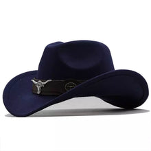 Sterling Silver Bull™ Wool Cowboy Hat Curved Brim Band