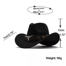 Sterling Silver Bull™ Wool Cowboy Hat Curved Brim Band