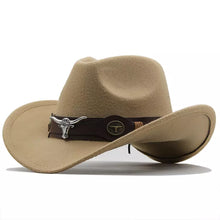 Sterling Silver Bull™ Wool Cowboy Hat Curved Brim Band