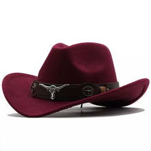 Sterling Silver Bull™ Wool Cowboy Hat Curved Brim Band