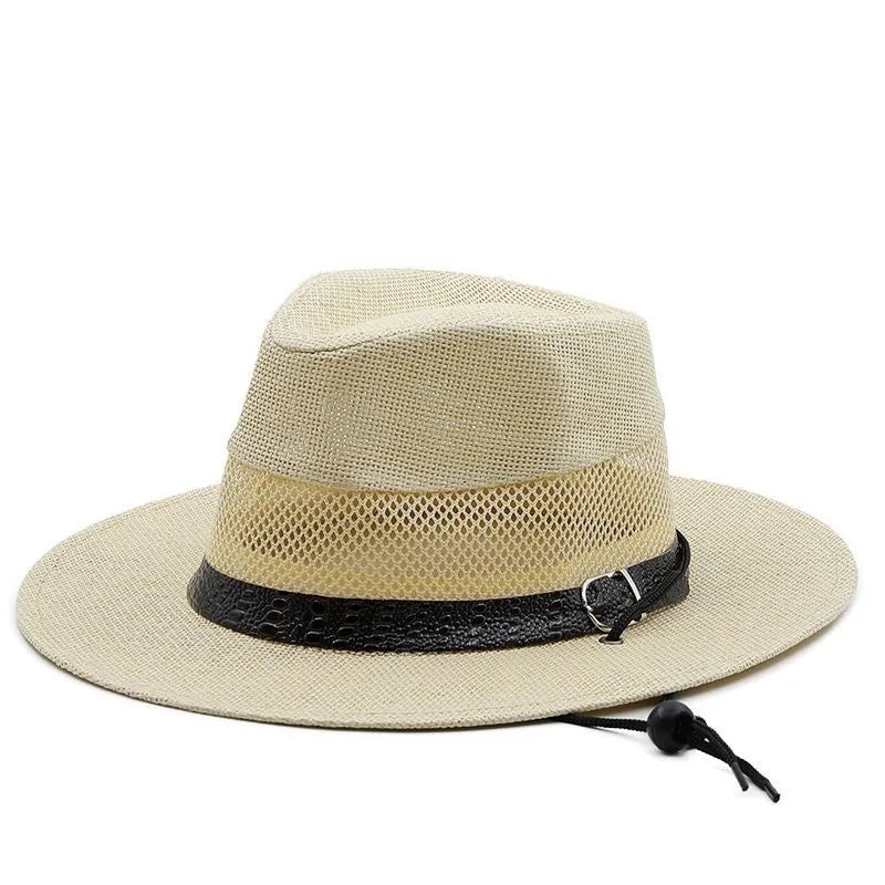 Sterling Summer Fedora™ Hat Mesh Fedora Linen Vent Crown