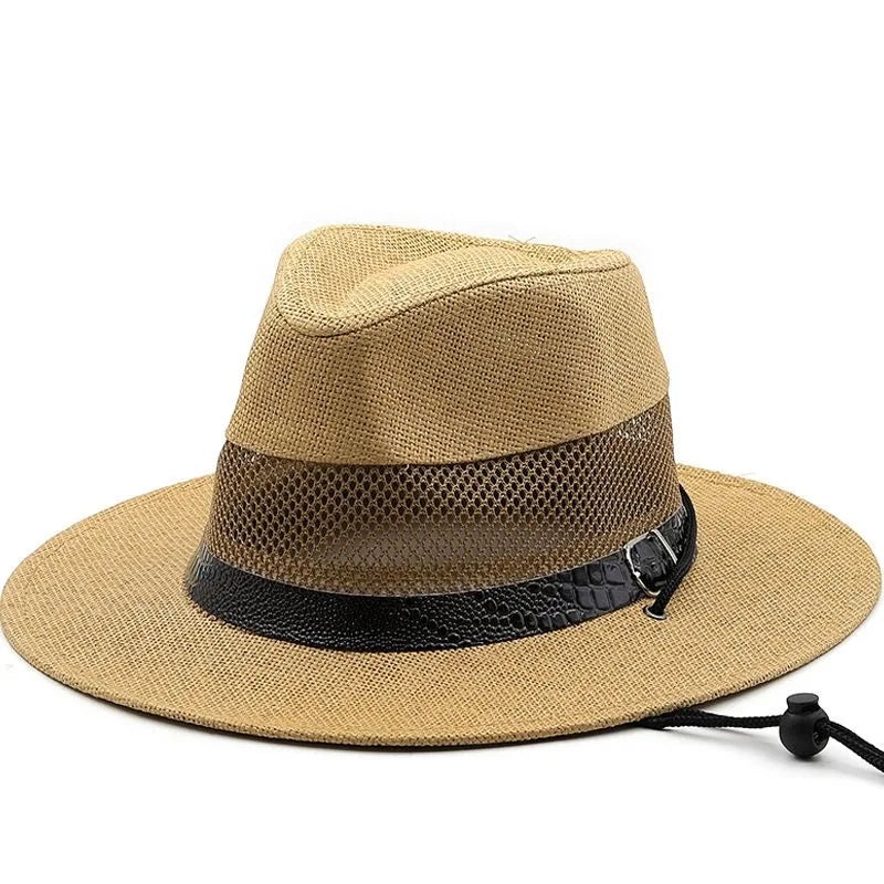 Sterling Summer Fedora™ Hat Mesh Fedora Linen Vent Crown
