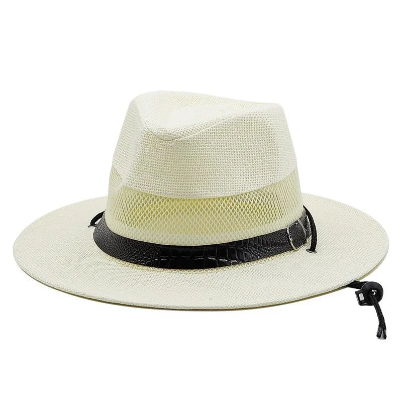 Sterling Summer Fedora™ Hat Mesh Fedora Linen Vent Crown