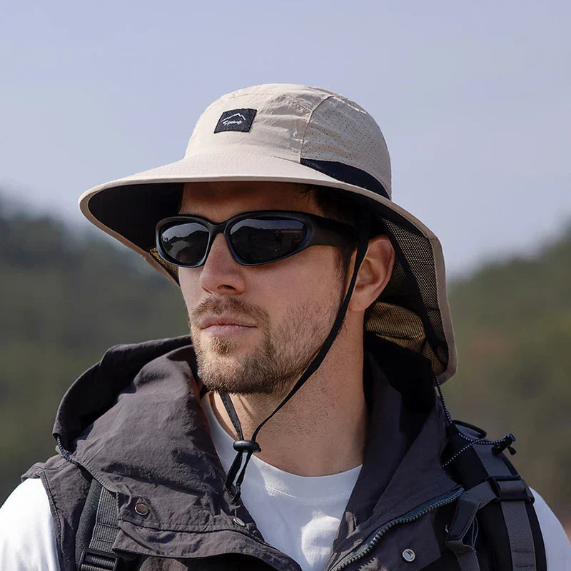 Sterling Sun Shade™ Wide Brim Explorer Hat With Air Mesh
