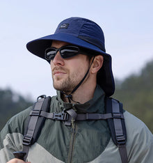 Sterling Sun Shade™ Wide Brim Explorer Hat With Air Mesh