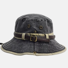 Sterling Nieman Bucket Hat™ Cotton Canvas Sun Hat Belt Detail
