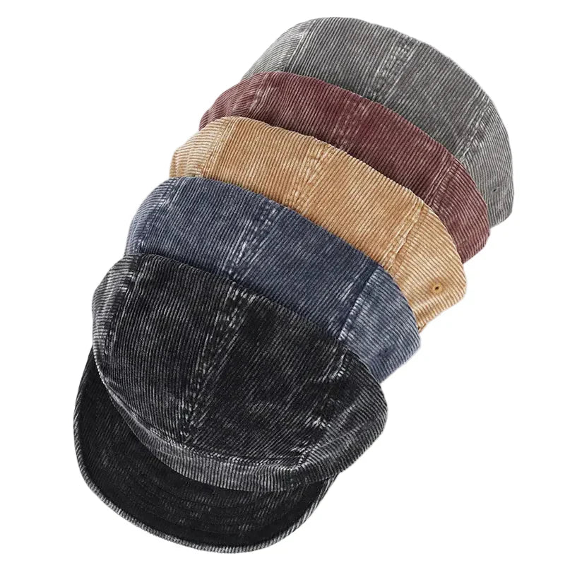 Sterling Urban Corduroy™ Short Brim Five Panel Baseball Cap