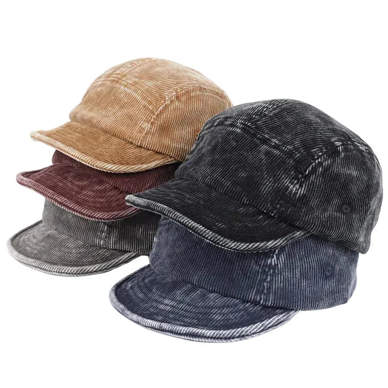 Sterling Urban Corduroy™ Short Brim Five Panel Baseball Cap