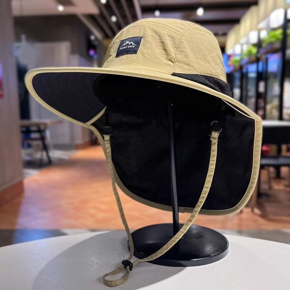 Sterling Hiking Sun Hat™ Wide Brim Nylon Neck Flap