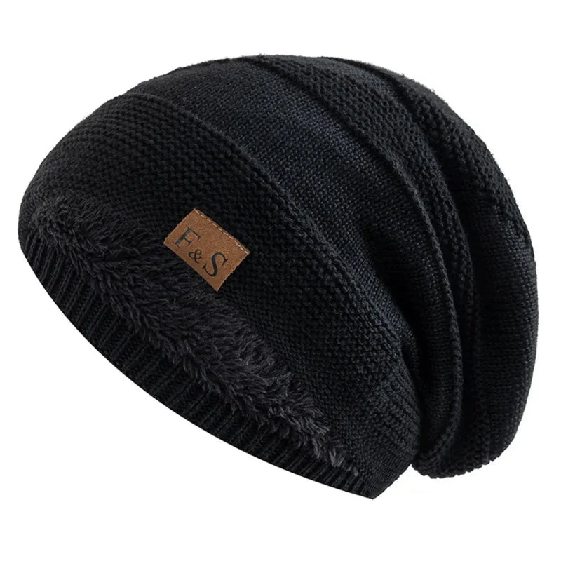 Sterling Beanie Winter Hat™ Slouch Knit Acrylic Lined