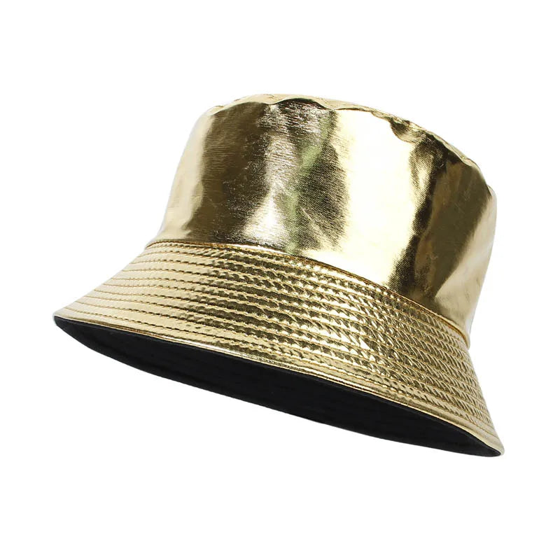 Sterling™ Reversible Leather Bucket Hat Waterproof Adjustable Fit