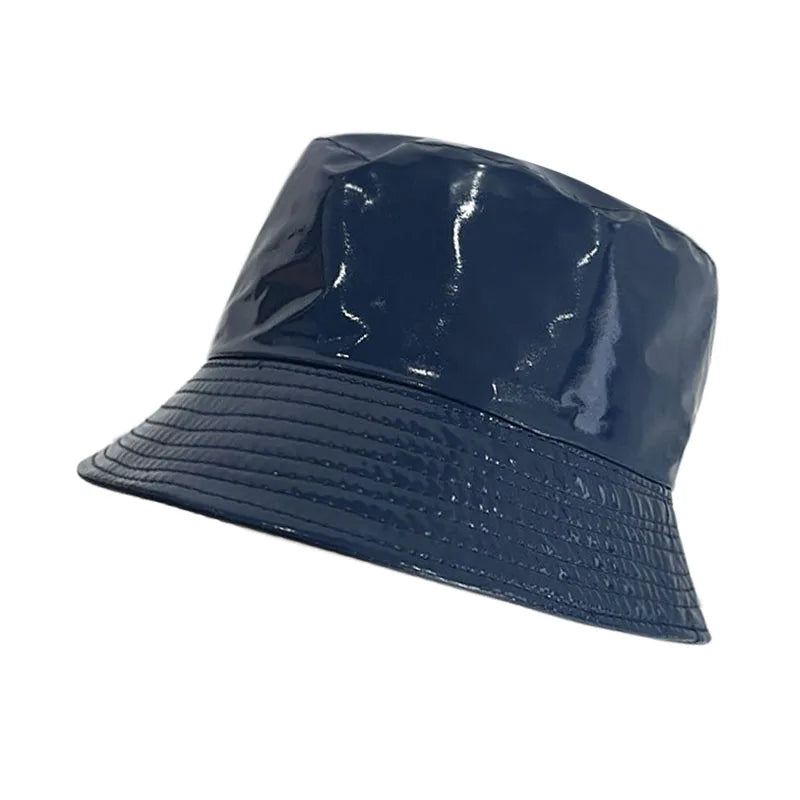 Sterling™ Reversible Leather Bucket Hat Waterproof Adjustable Fit