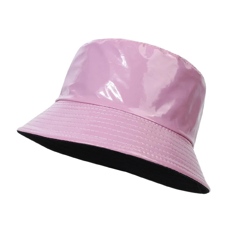 Sterling™ Reversible Leather Bucket Hat Waterproof Adjustable Fit