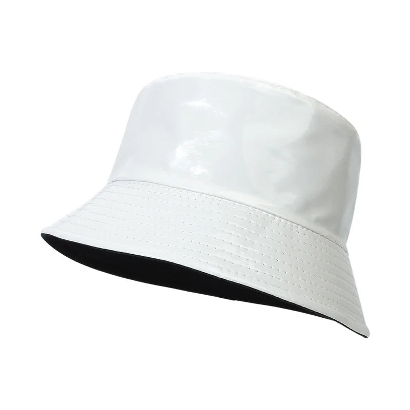 Sterling™ Reversible Leather Bucket Hat Waterproof Adjustable Fit