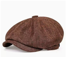 Sterling Ashbourne Newsboy Cap™ In Wool Blend With Octagonal Crown