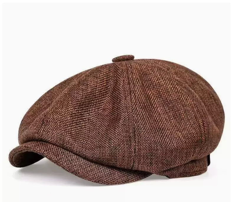Sterling Ashbourne Newsboy Cap™ In Wool Blend With Octagonal Crown