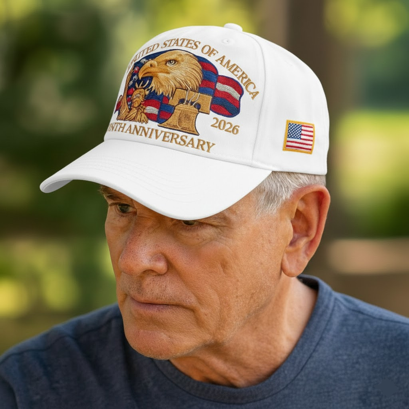 Sterling Patriotic Eagle™ Baseball Cap Curved Brim Patch