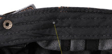 Sterling Vintage Washed™ Cheesecutter Flat Cap Denim Stitch Detail