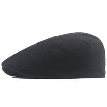 Sterling Herringbone™ Cheesecutter Flat Cap Polyester Curved Brim