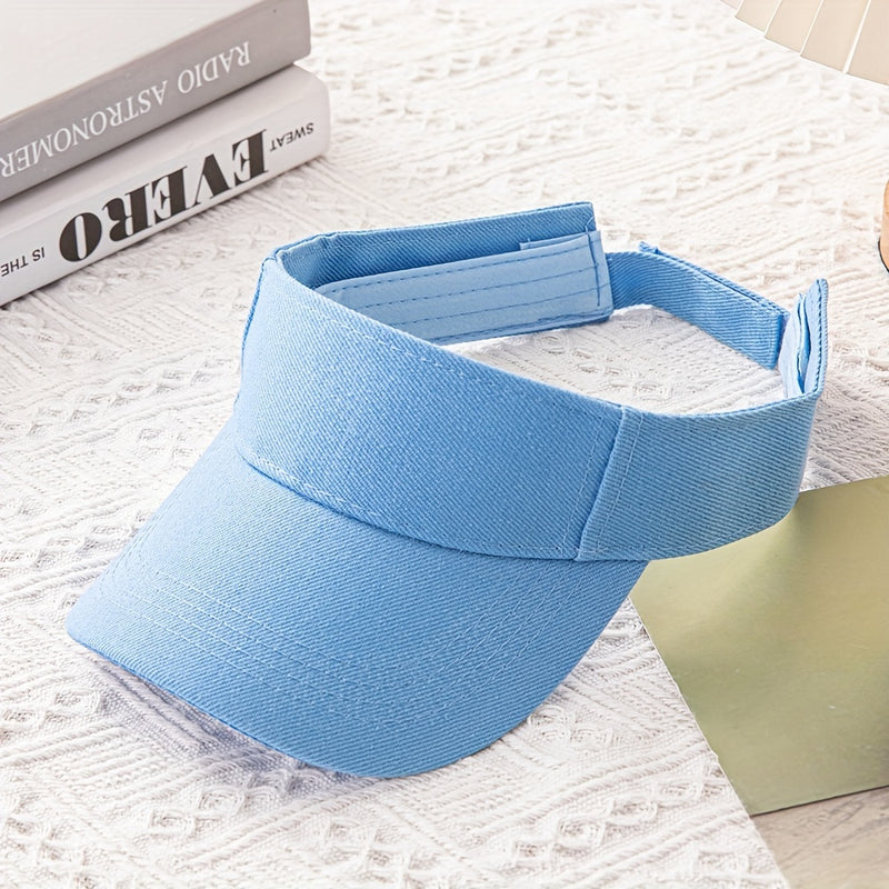 Sterling Open Top Sunshade Cap™ Curved Woven Fabric Visor