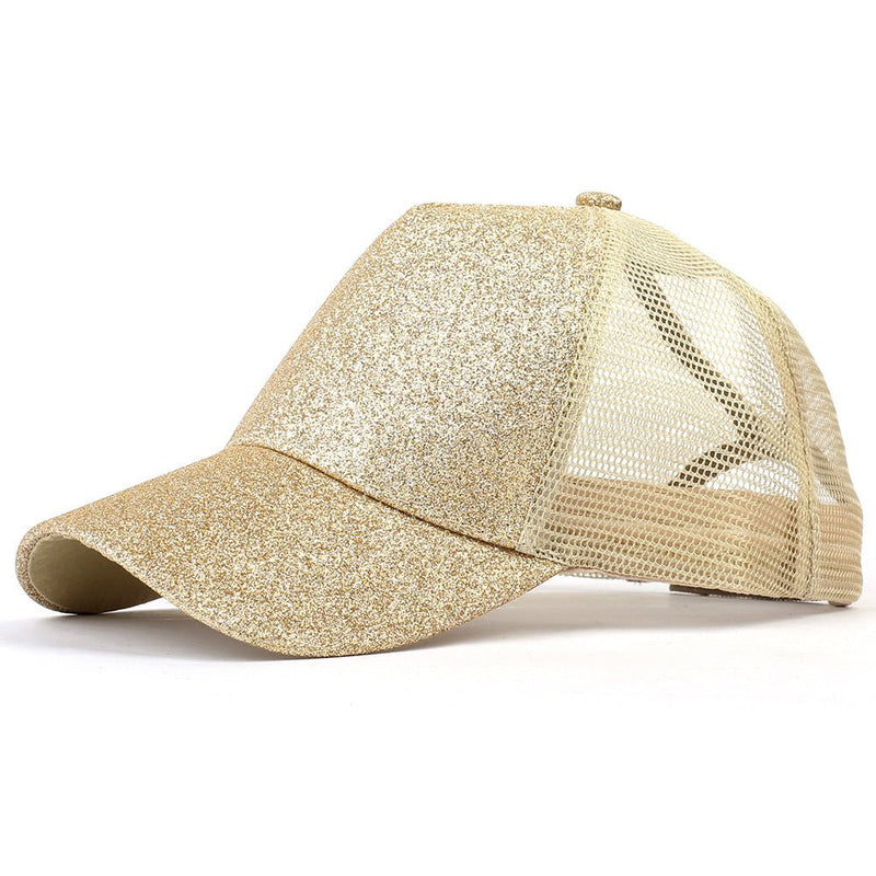 Sterling Ponytail Snapback™ Baseball Cap Cotton Open Back