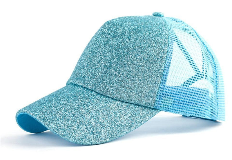 Sterling Ponytail Snapback™ Baseball Cap Cotton Open Back