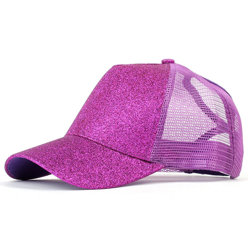 Sterling Ponytail Snapback™ Baseball Cap Cotton Open Back