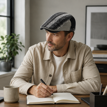 Sterling Benson Flat Cap™ Adjustable Textured Weave Curved Brim