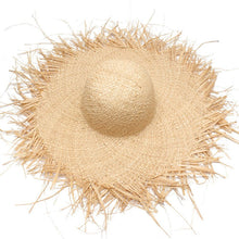 Sterling Beach Straw Hat™ Wide Brim Raffia Textured Weave