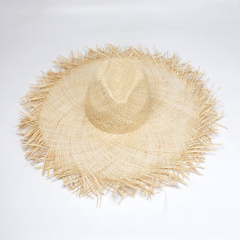 Sterling Beach Straw Hat™ Wide Brim Raffia Textured Weave