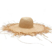 Sterling Beach Straw Hat™ Wide Brim Raffia Textured Weave