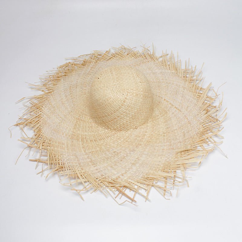 Sterling Beach Straw Hat™ Wide Brim Raffia Textured Weave