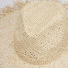 Sterling Beach Straw Hat™ Wide Brim Raffia Textured Weave
