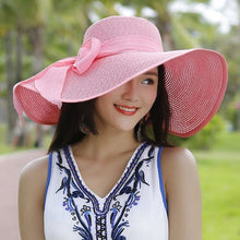 Sterling Beach Sun™ Protection Straw Hat For Women Classic Wide Brim