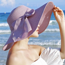 Sterling Beach Sun™ Protection Straw Hat For Women Classic Wide Brim