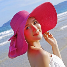 Sterling Beach Sun™ Protection Straw Hat For Women Classic Wide Brim