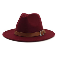 Sterling Classic Wide™ Brim Fedora Hat Elegant British Style Felt Band