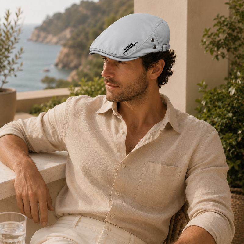 Sterling Oxford Driver Cap™ Low Crown Oxford Cloth Side Strap