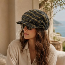 Sterling Painter Beret™ Contrasting Plaid Compact Crown