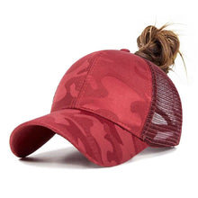 Sterling Ponytail Baseball Cap™ Curved Brim Mesh Back Opening