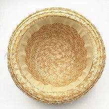 Sterling Cat Ear™ Straw Hat Flanged Natural Wheat Ear Detail