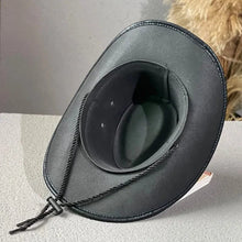 Sterling Authentic Cowboy Hat™ Wide Brim Faux Leather Metal Band
