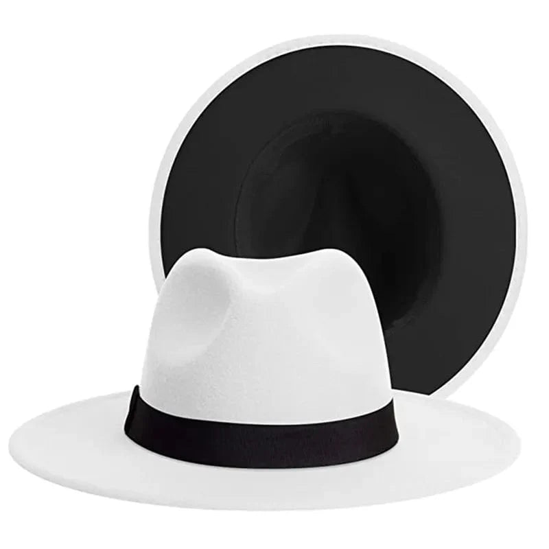 Sterling White Cowboy Hat™ Wide Brim Felt Contrast Band