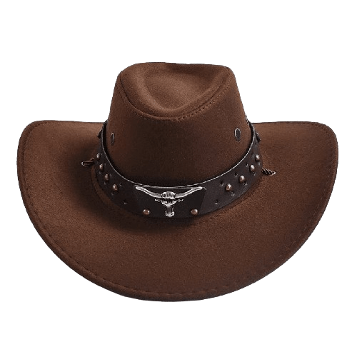 Sterling Cowboy Hat™ Western Felt Wide Brim Studded Band
