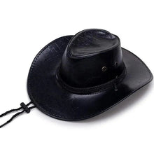 Sterling Western Style Hat™ Wide Brim Faux Leather Rope Band